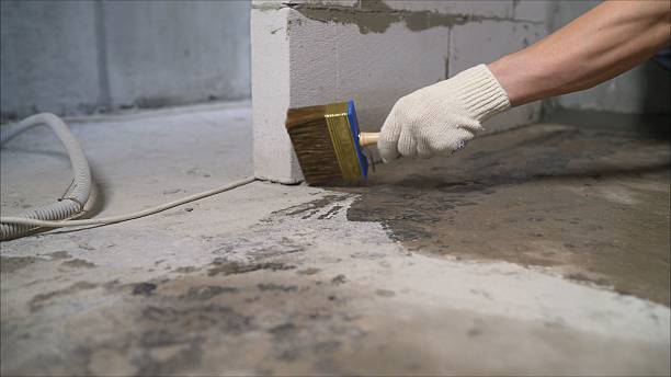 SJ Waterproofing Pros Basement Waterproofing coverage map for Rudolph, WI and surrounding area